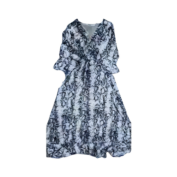 Ladies Long Dress - Cream